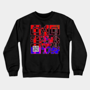 Desire QR Code Crewneck Sweatshirt